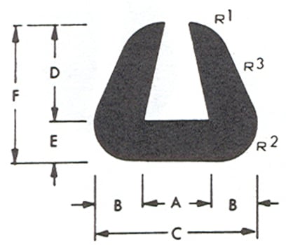 TEARDROP "U" CHANNEL [A] diagram