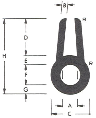 TEAR DROP SHAPE HOLLOW BULB BASE1 diagram