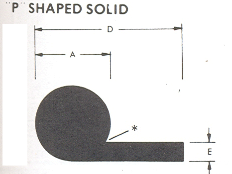 Half Round T & P Strips Extruded - View 1