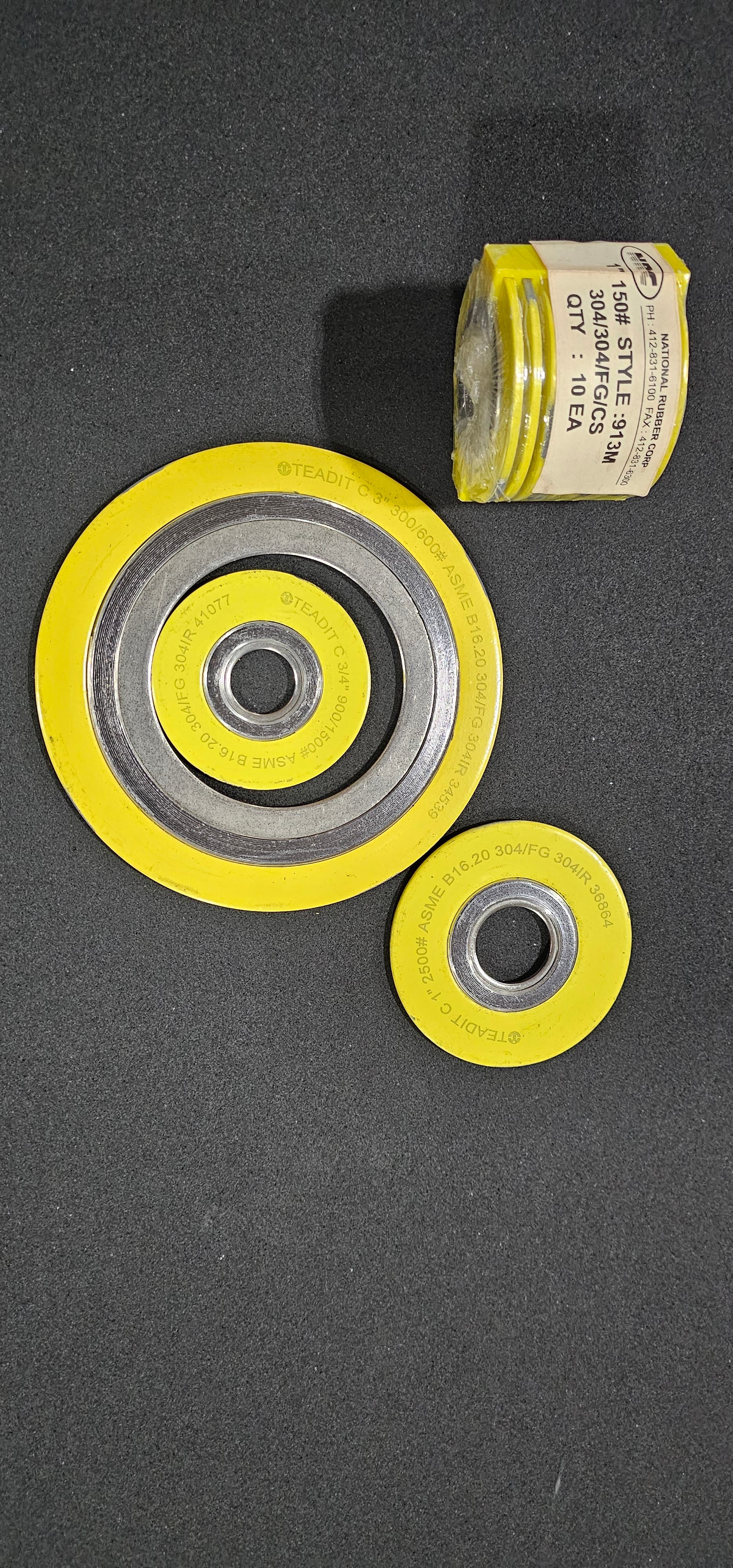 Spiral wound gaskets